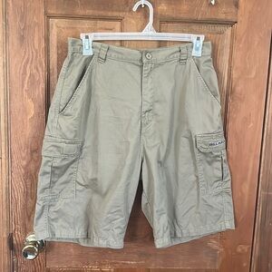 Billabong Men’s Khaki Cargo Shorts Size 33